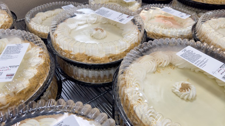 Kirkland Signature Key lime pies in display case