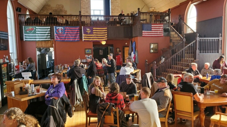 Inside 1894, a restaurant inside a church