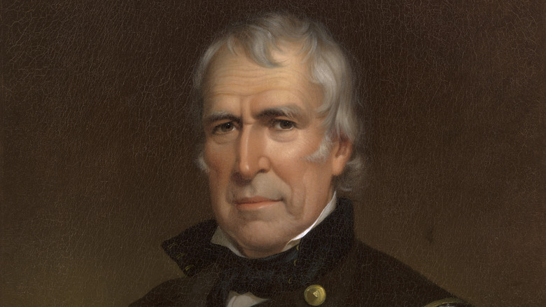 A painting of Zachary Taylor.