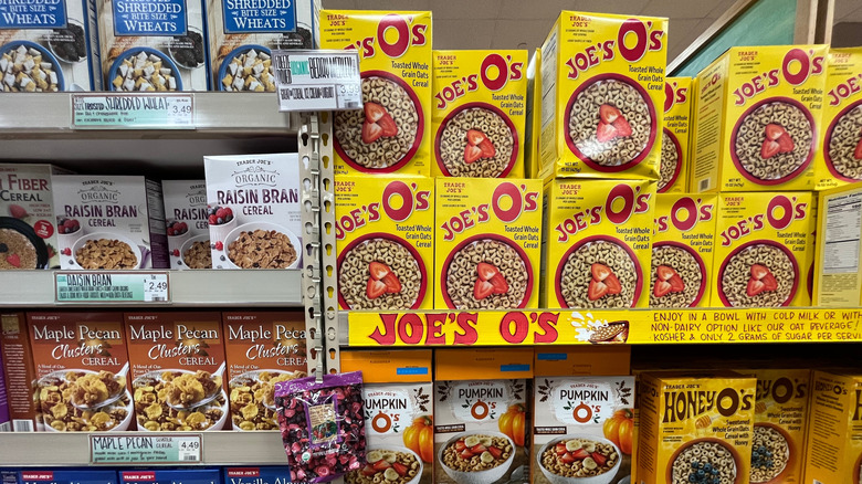 Trader Joe's cereal aisle