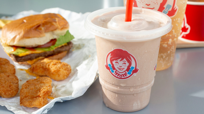 wendys frosty with meal