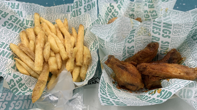 wingstop fries and chicken