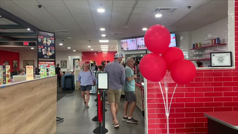 Inside a new Friendly's restaurant