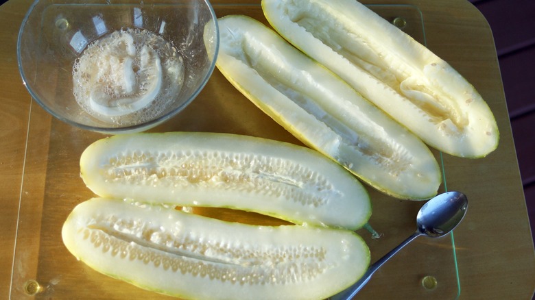 Seeded cucumbers