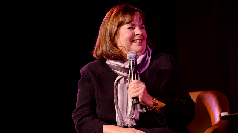 Ina Garten on stage speaking