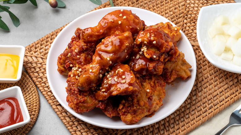 Korean style fried chicken