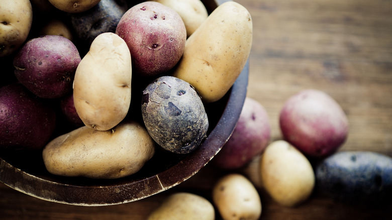 new potatoes in a bowl