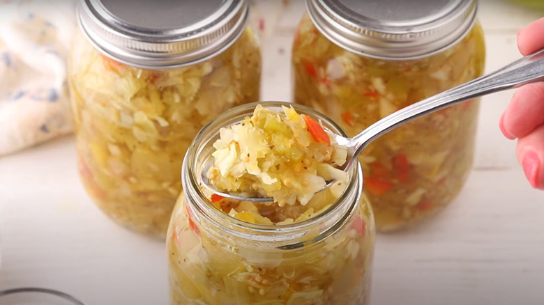 3 jars of chowchow relish