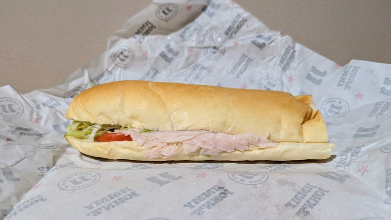 jimmy john's turkey tom sandwich