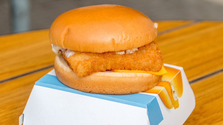 Fillet-O-Fish on its box