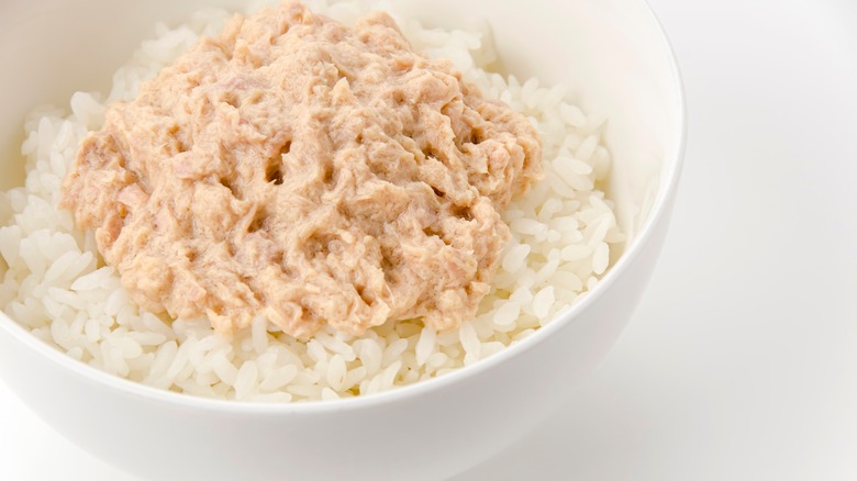 Japanese tuna mayo on rice