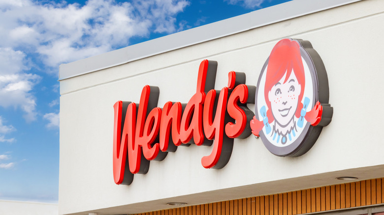 Exterior of a Wendy's