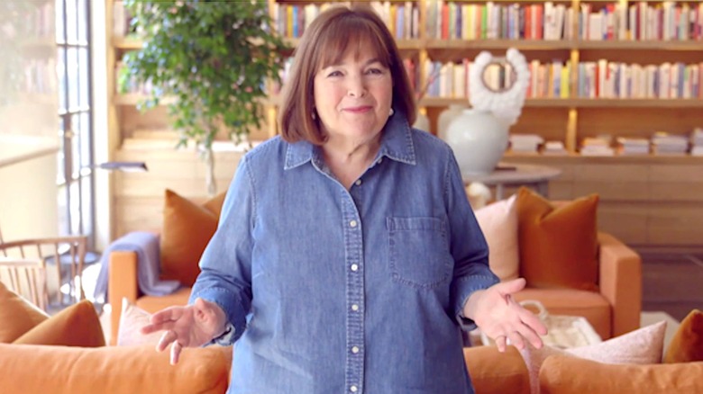 Ina Garten speaking to camera