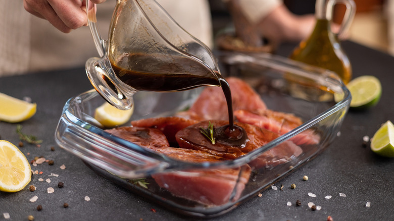 marinating steak