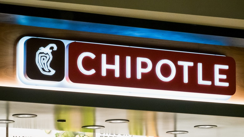 illuminated chipotle sign