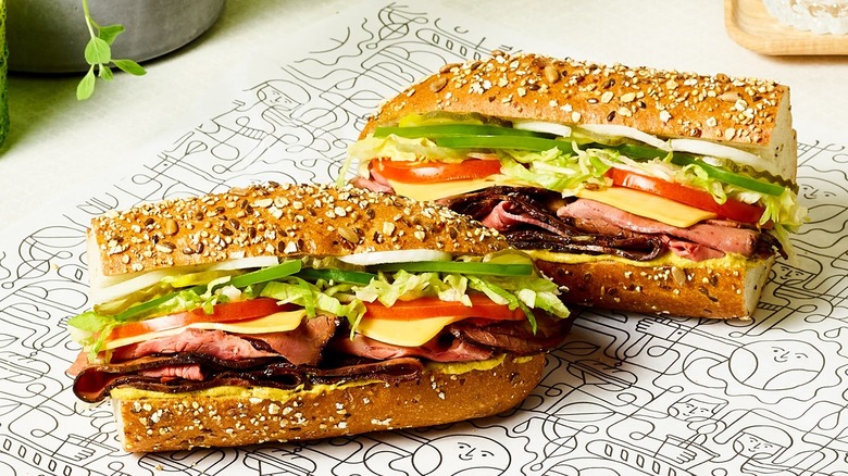 Pub subs with toppings