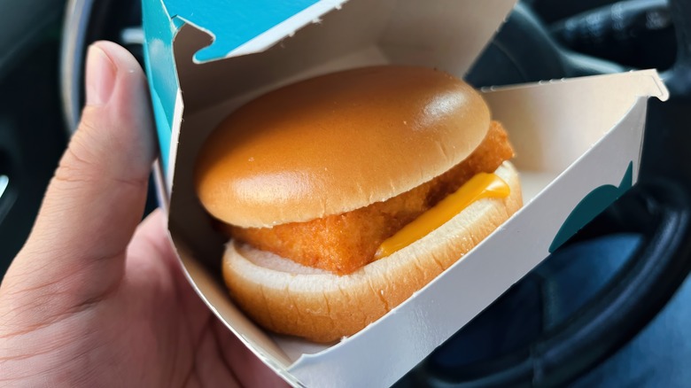 filet o fish in car