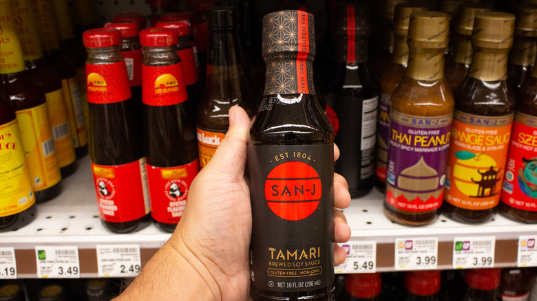 tamari brewed soy sauce