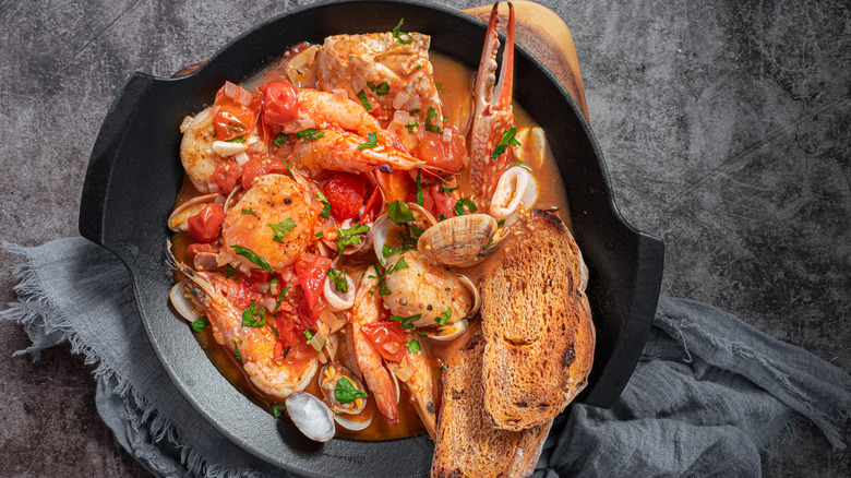 Bowl of cioppino