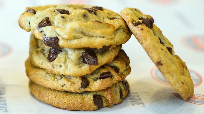 Stack of Jersey Mike's cookies