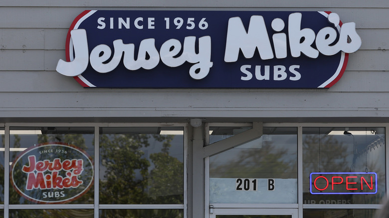 Exterior of Jersey Mike's store