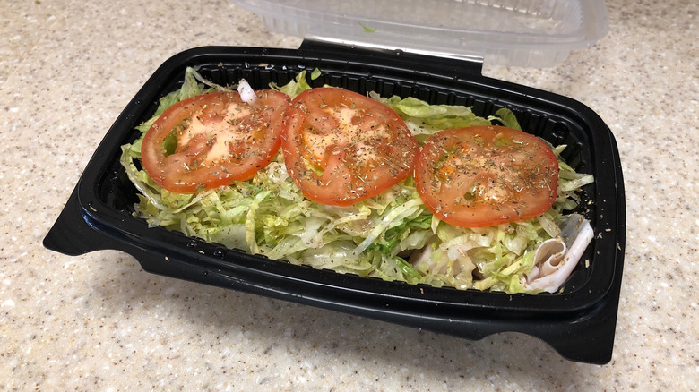 Sub in a tub served by Jersey Mike's