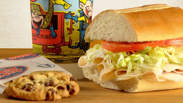 Jersey Mike's kid's meal on table