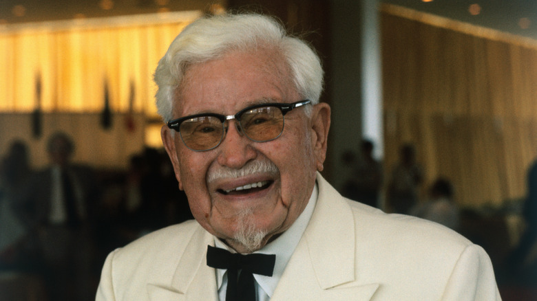 A photo of KFC's Colonel Sanders