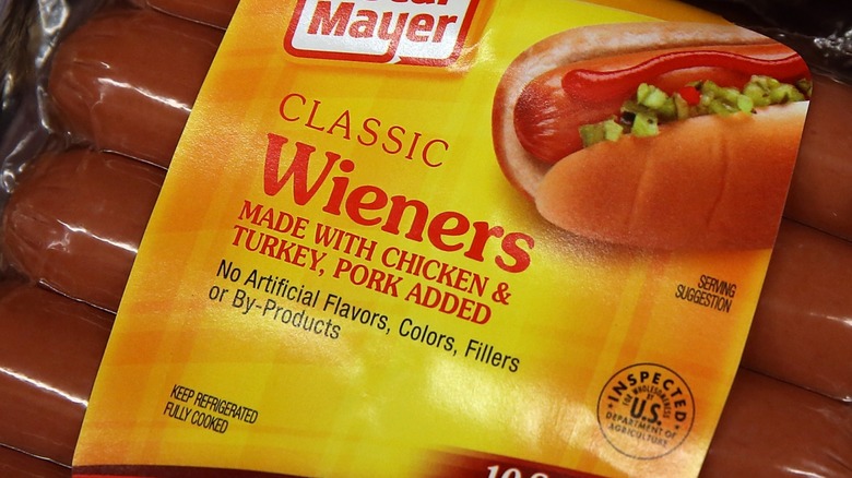 Packages of Oscar Mayer classic wieners