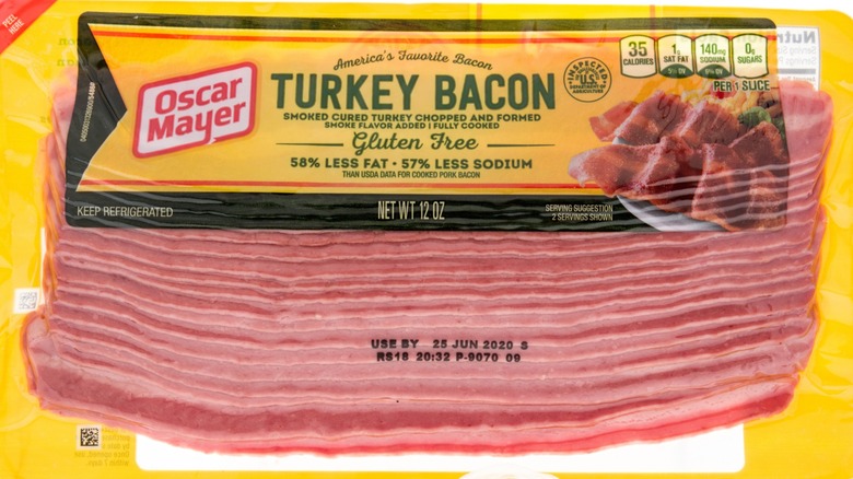 Package of Oscar Mayer turkey bacon