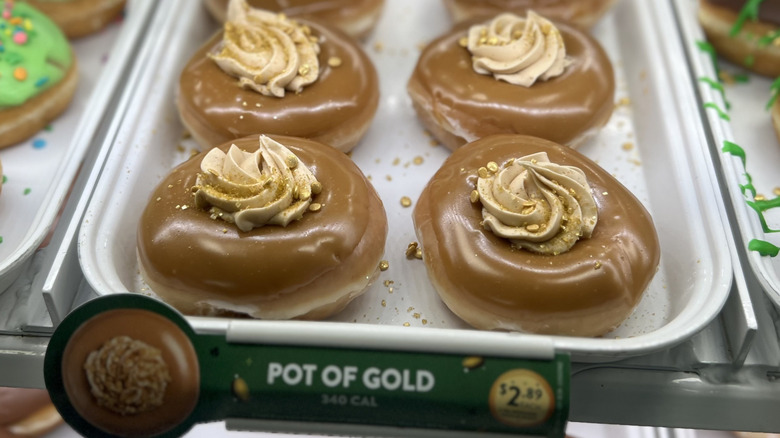 Kirspy Kreme's Pot of Gold Doughnut