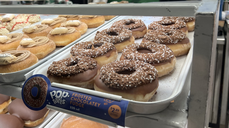 Krispy Kreme x Pop-Tarts Frosted Chocolatey Fudge Doughnut