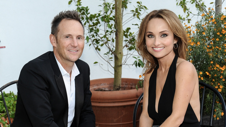 Giada De Laurentiis and Todd Thompson seated together