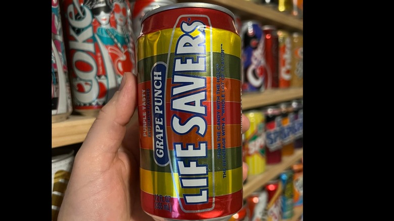 A can of discontinued life savers soda