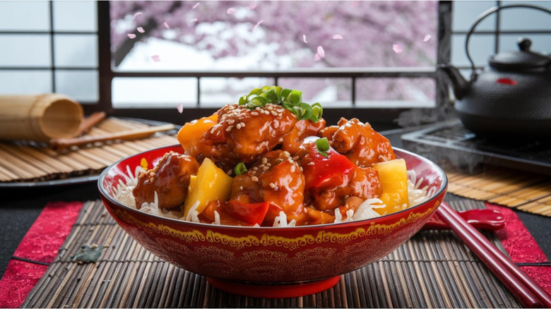 Sweet and sour chicken