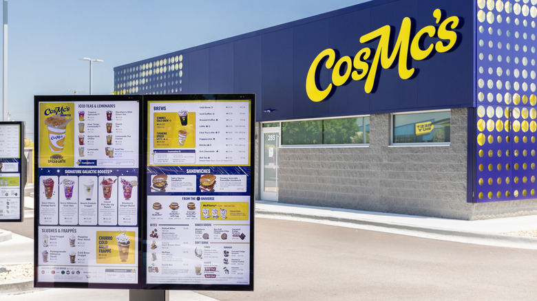 CosMc's rive-thru menu