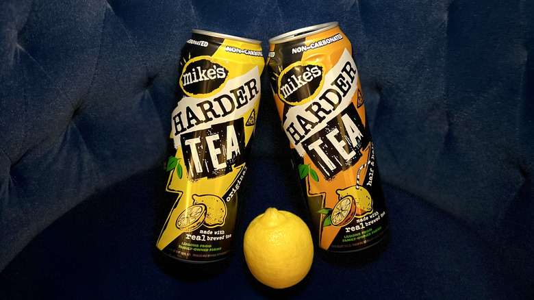 Mike's HARDER Teas and a lemon