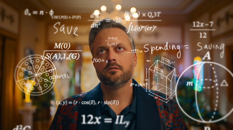 Nate Bargatze with math equations