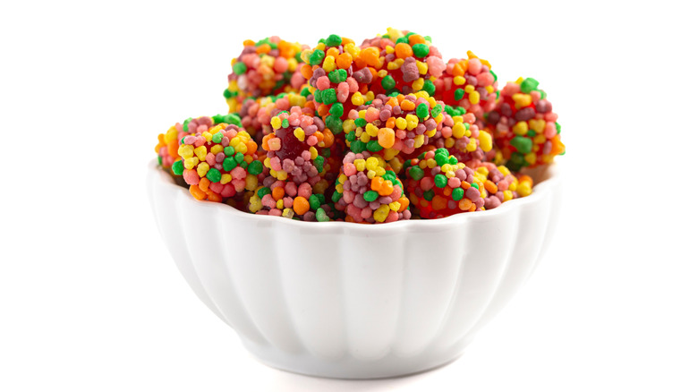 a bowl of Nerds Gummy candies