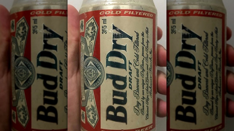 Bud Dry beer can