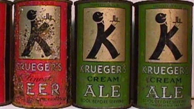 Krueger's beer in cans 1930s