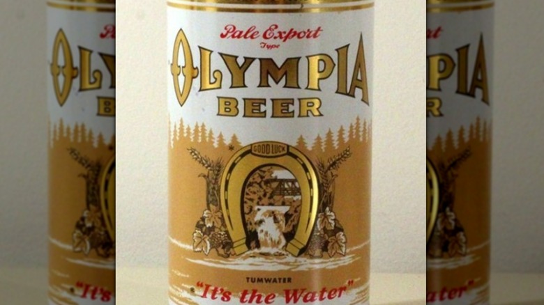 Olympia beer can