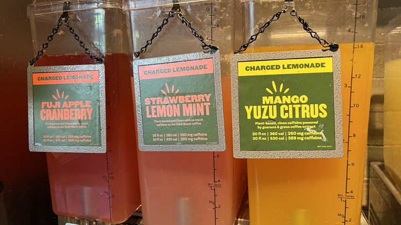 panera charged lemonade flavors