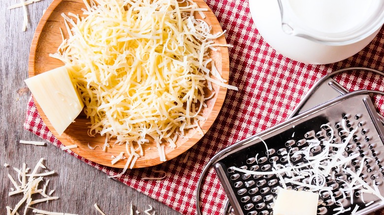 Freshly grated Parmesan cheese