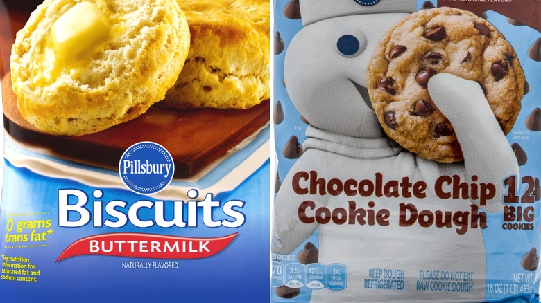 Biscuit and cookie dough packaging