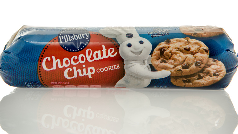 Package of Pillsbury cookie dough