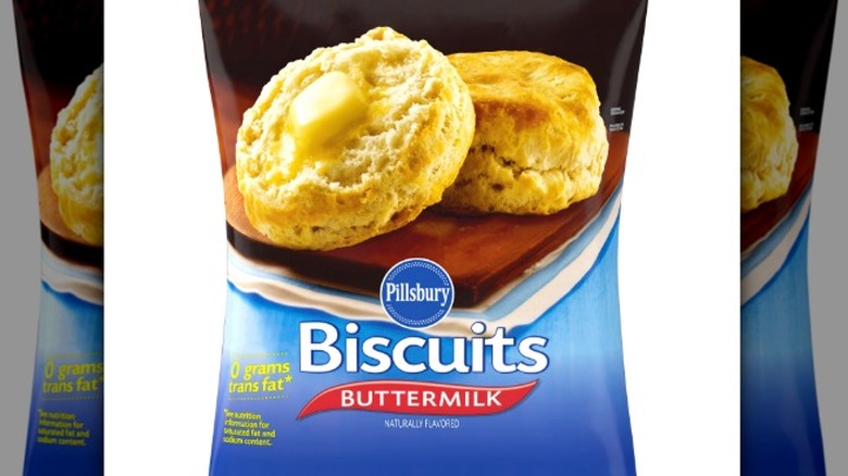 Frozen biscuit dough