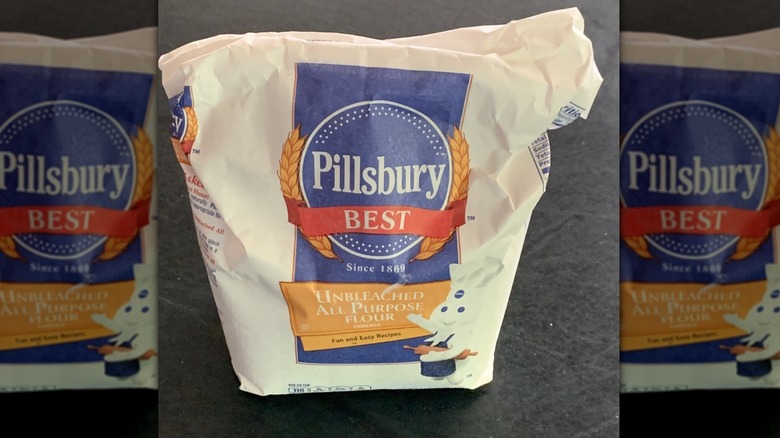 Bag of unbleached flour