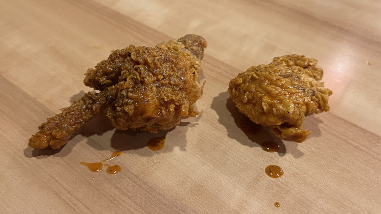 a bone-in and boneless Louisiana Garlic wing