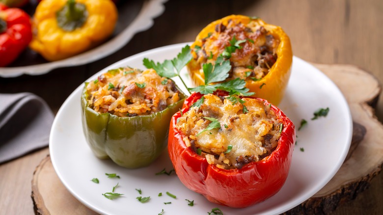 Stuffed bell peppers